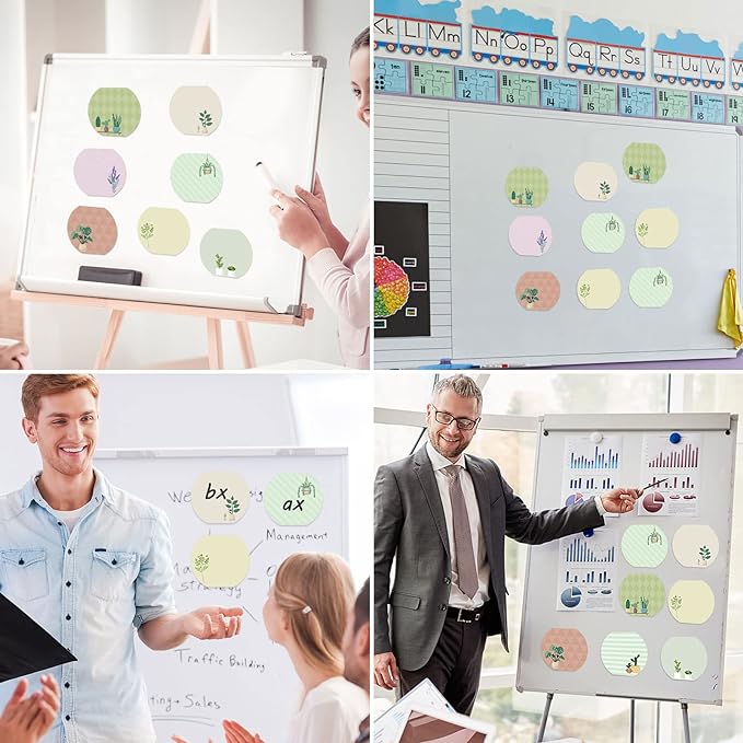 8 Pcs Plant Theme Cute Fishbowl Note Pad Color Sticky Funny Note Pad List Stylish Practical Cute Notepads for Office Home Supplies, 50 Sheets Per Piece(Plant)