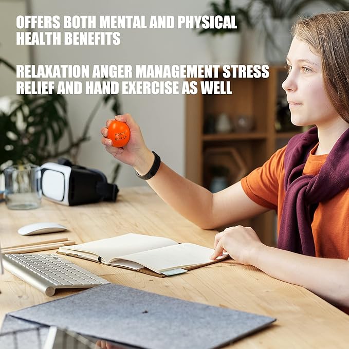KDG Motivational Stress Balls(20 Pack) for Kids and Adults,Stress Relief Ball with Quetos to Rrelieve Anxiety and Manage Anger