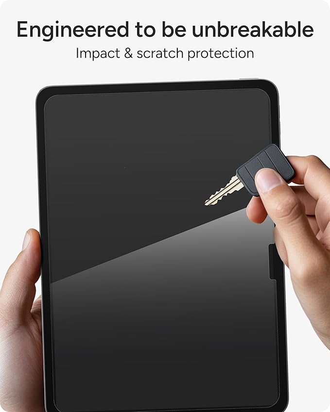 ZAGG Fusion Canvas Screen Protector for iPad 11-inch (A16) & iPad 10.9-inch (10th Gen) - Paper-like Texture, Matte, Scratch-Resistant, InvisibleShield, Anti-Glare, Easy Install