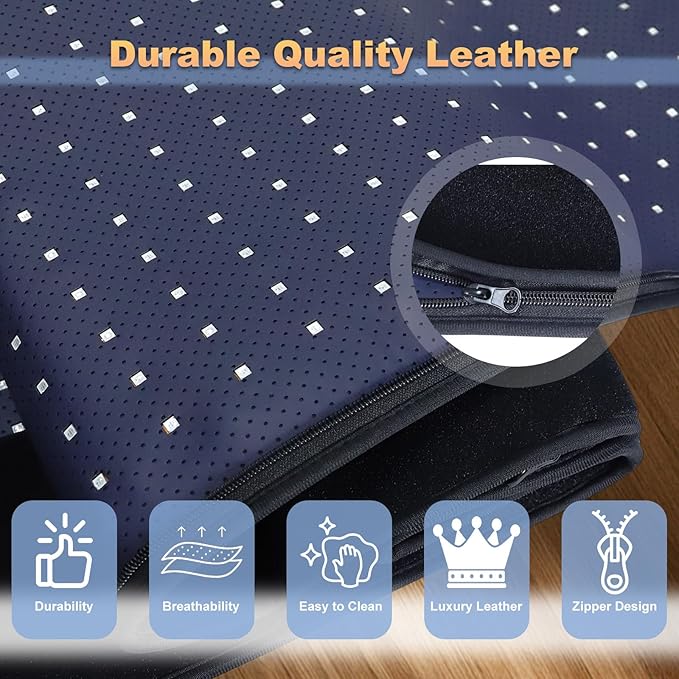 Red-Light-Therapy-for-Feet,2025 Upgraded 4 Modes for Legs Ankle,Infrared Light Therapy Consisting of 420 Dual Wavelength LED,Adjustable Power and Time Controller(14.8 * 12 * 18.2IN)