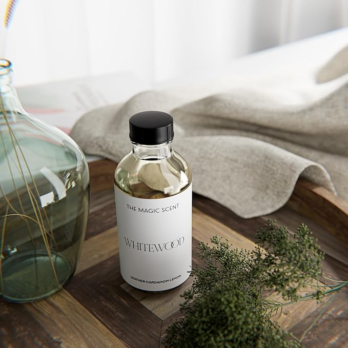Whitewood Diffuser Oil - Hotel & Home Luxury Scents Inspired by 1 Hotel Miami, Compare to My Way Diffuser Oil Scents for Home, Designed for Use in All Diffusers - 8.5 fl oz, 250 mL