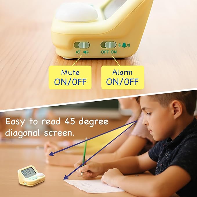 dretec New Special Learning Timer A+, for Studying, Design Like a Game Console, Large Button, Gray, Officially Tested in Japan(2 Starter AAA Battery Included)