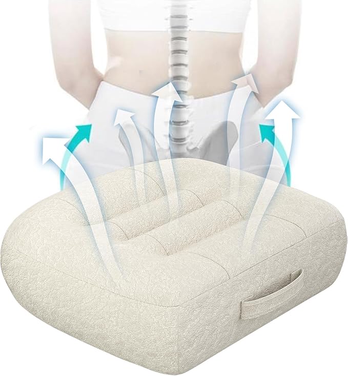 Super Thicken Car Seat Cushion for Adults/Office Chair Cushions/Butt Pillow for Car Long Sitting,Portable Car Seat Pad Fatigue Relief Suitable for Trucks,Cars,Office Chairs,Wheelchairs（Beige）