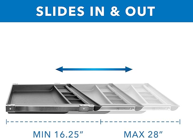 MOUNT-IT! Large Under Desk Pencil Drawer | 21.25” Width | Ball Bearing Slides Out Tray Organizer for Paper, Pencil, and Office Accessories (BLACK)