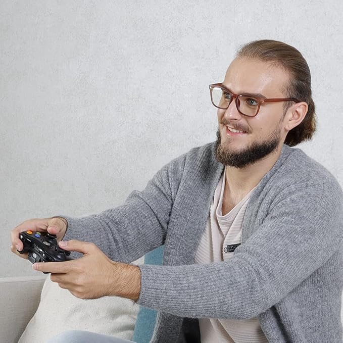 Cyxus Blue Light Glasses for Men Women Reduce Eye Strain UV Blocking for Computer Screen 8082