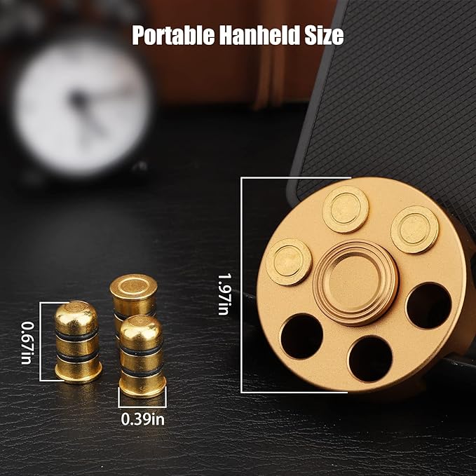 Metal Fidget Spinner Toy, Cool Alloy Hand Finger Spinner Cube Toy, Stress Relief Sensory Spinning Anti Anxiety Desk EDC Toys Gifts Party Favors for Adults Kids 5 6 7 8 9 10+11 12 Years Old Boys