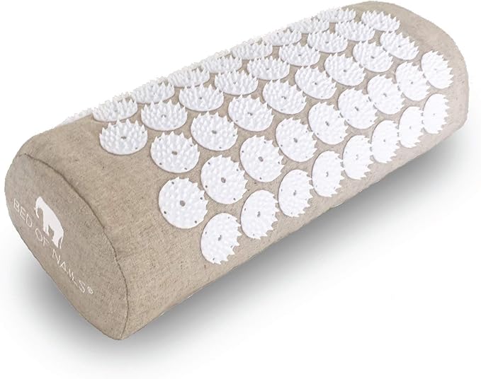 Original Premium Comfortable ECO Acupressure Pillow Lumbar Cushion, 2142 Acupuncture Pressure Points for Neck Pain, Back Pain, Stress Relief with Drawstring Bag, 15x6x4