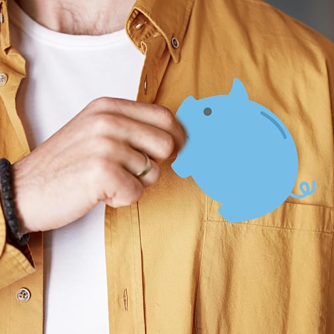 12 Pcs Small Pig Sticky Notes Pig Shaped Note Pads Colorful Self Sticky Post Notes Cute Animal Memo Sticky Tabs for School Office Home Stationery Supplies Party Favors