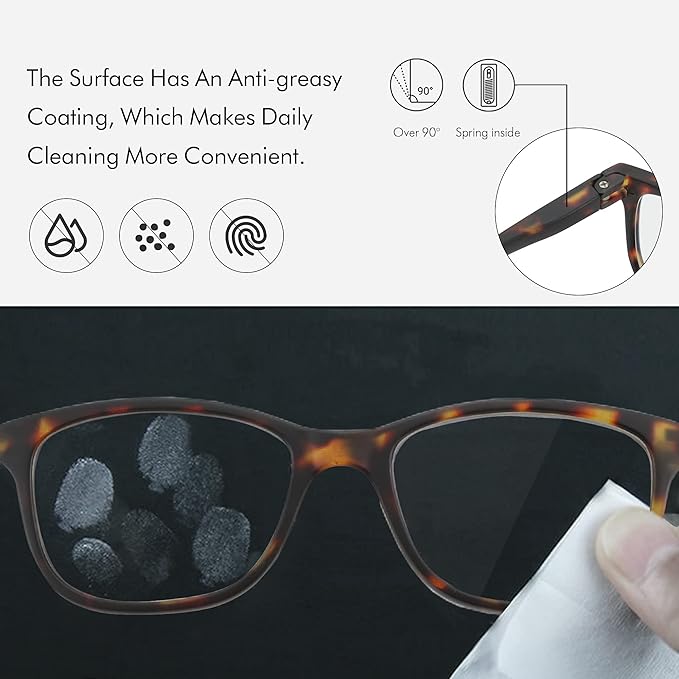 ZENOTTIC Kids Blue Light Blocking Glasses Anti Glare Lens Lightweight Frame Computer Eyeglasses for Boys and Girls