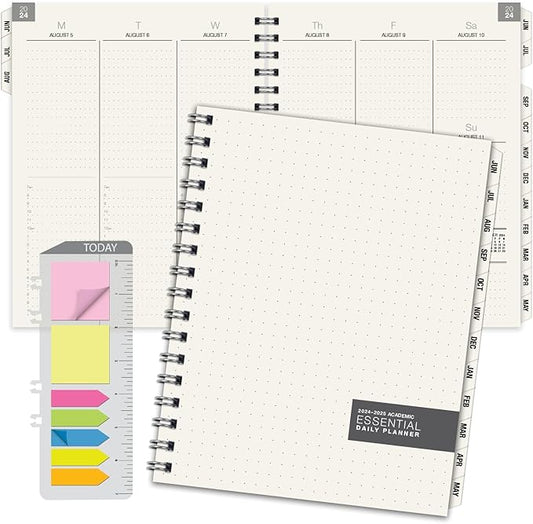 Global Printed Products Essential 8.5"x11" Monthly & Weekly 2024-2025 Planner - (8.5" x 11" - June 2024 Through July 2025)