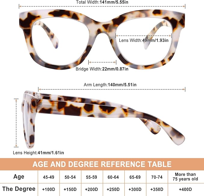 Progressive Multifocus Reading Glasses for Women Men Blue Light Blocking Computer No Line Multifocal Readers