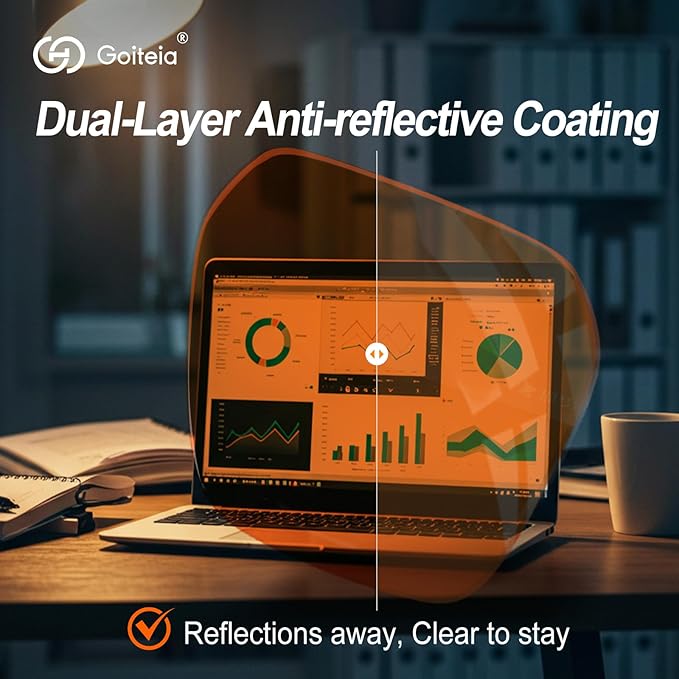 Goiteia Orange Blue Light Blocking Glasses-Retro 70s Blue Light Glasses for Men Women, Easier Sleep and Migraine Relief