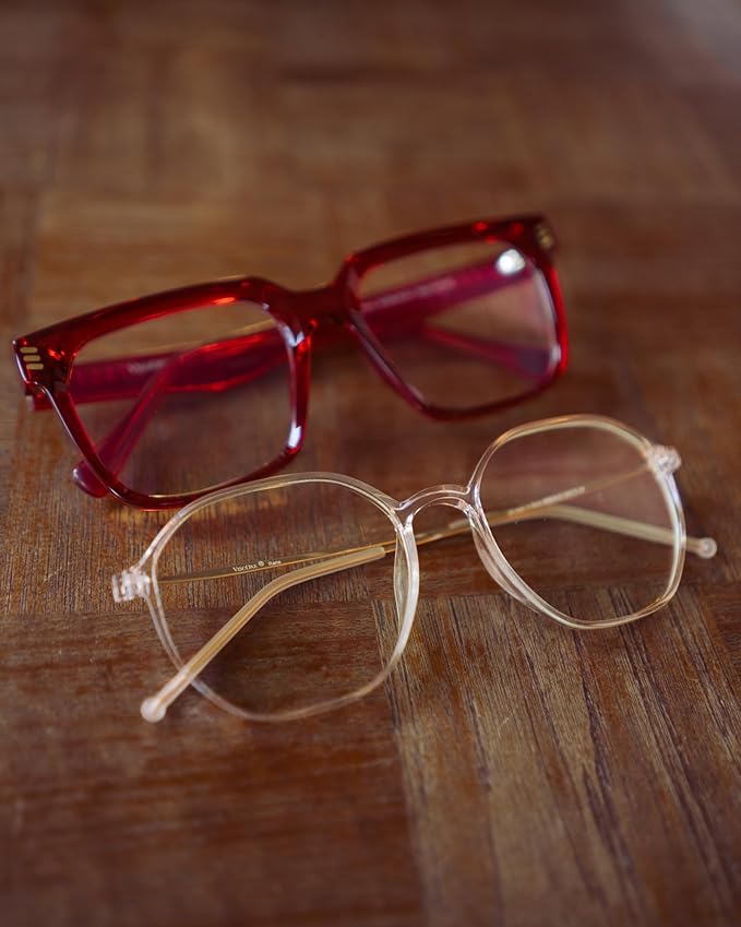 VISOONE Lightweight TR90 Blue Light Blocking Glasses Frame with Anti Glare Eye Protection for Women and Men RANE