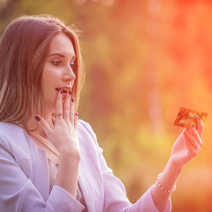 Jinei 300 Inspirational Affirmation Cards Positive Motivational Cards Small Mini Encouragement Quotes for Women Church End of the Year Teacher Gifts(Bohemian)