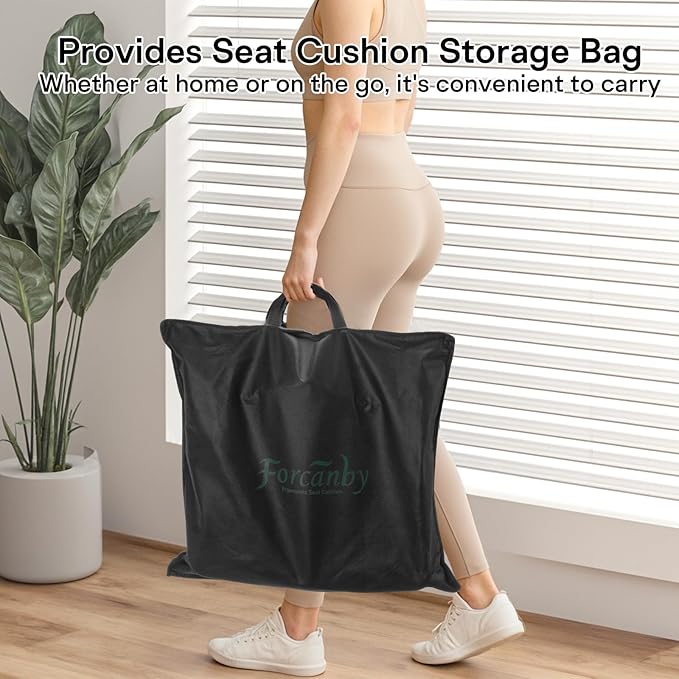 Seat Cushions for Office Chairs - Pressure Relief Seat Cushion - Car Seat Cushions for Pressure Relief, Tailbone Pain, Sciatica & Back Pain Relief for Office Chairs (Purple)