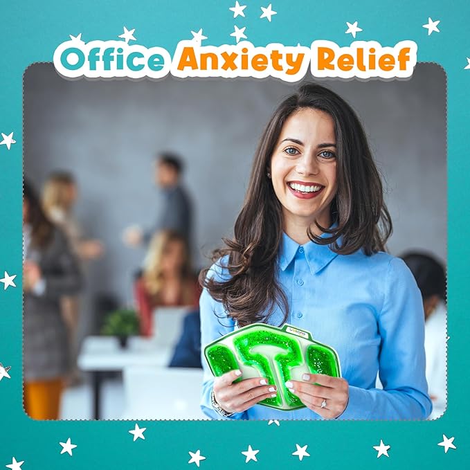 Sensory Fidget Toys for Kids Toddlers - Squishy Sensory Products for Autistic Autism Children Special Needs, Fidgets for Classroom Stress Anxiety Calm Down, Squeeze Sensory Tube Filled Goo, Glitter