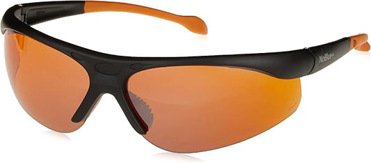 NoBlue Blue Light Blocking Glasses – Orange/Amber Lenses for Eye Fatigue Relief, 99.9% Blue & UV Ray Protection, Includes Free Ebook & Soft Temples for Comfort