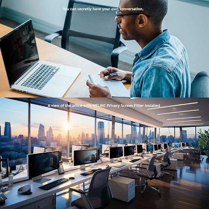 17 Inch 5:4 Desktop Computer Privacy Screen Filter (Does NOT fit 17.3 Screen) Screen Size - 13.31 inch Width x 10.61 inch Height