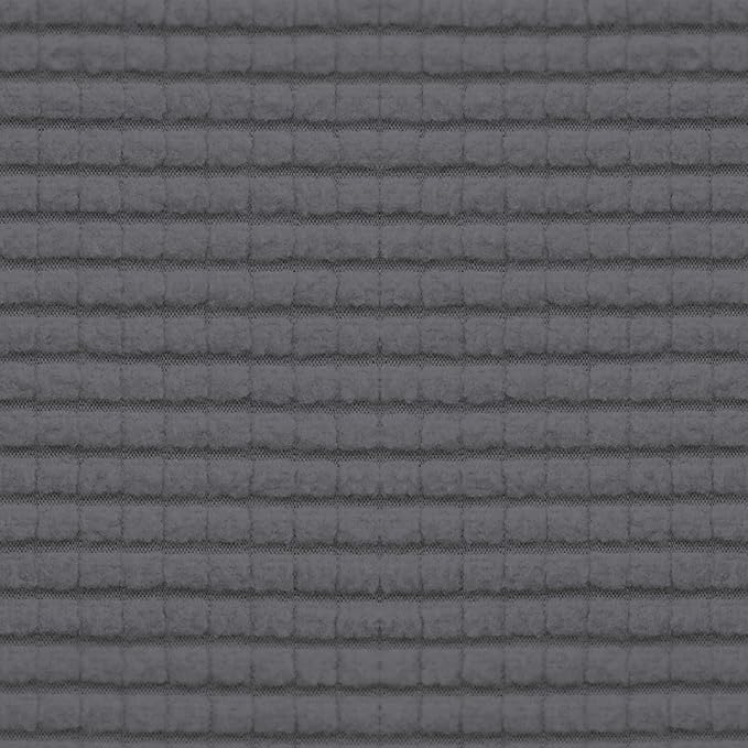 Easy-Going Stretch 3 Pieces Couch Cushion Covers for Sectional Sofa Left/Right L Shape Chaise Lounge Sofa Seat slipcover Anti-Slip Sofa Cover Soft (2 Seater + 1 Chaise, Grey)