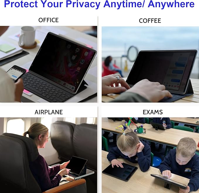 Mamol Magnetic iPad 10.2 Privacy Screen Protector for Apple iPad 10.2" 9th/8th/7th Generation 2021/2020/2019, Removable&Reusable Anti Blue Light Glare Spy Privacy Filter for iPad 10.2 Inch, High