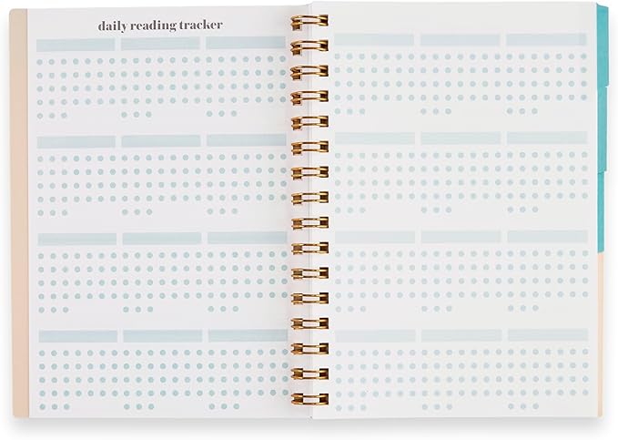 Erin Condren Inspired Collection A5 Reading Log - Books of Wisdom Cover