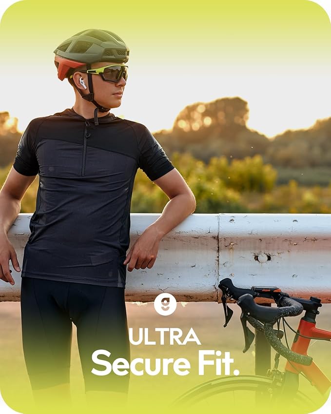 Gcioii 3 Pairs for AirPods 4 Ear Hooks Covers [Added Storage Pouch] Anti-Slip Accessories Compatible with Apple AirPods 4th Generation (Translucent)