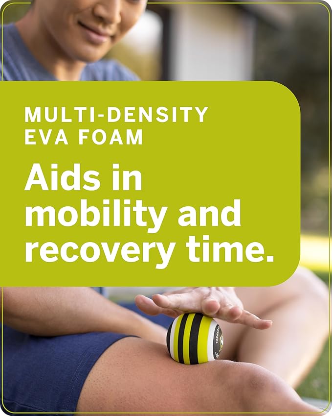 TriggerPoint MB1 EVA Foam Massage Ball - Deep Tissue Self Massage Mimics Massage Therapist Hands - Targets Hard-to-Reach Small Muscle Tightness, Eases Joint & Muscle Pain - Lightweight, Easy to Clean