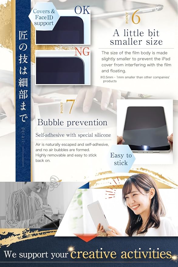 2 Pack Paperfeel Screen protector for iPad Pro 12.9 inch (6th/5th/4th/3rd 2022/2021/2020/2018) Matte PET Film for drawing Anti-Glare