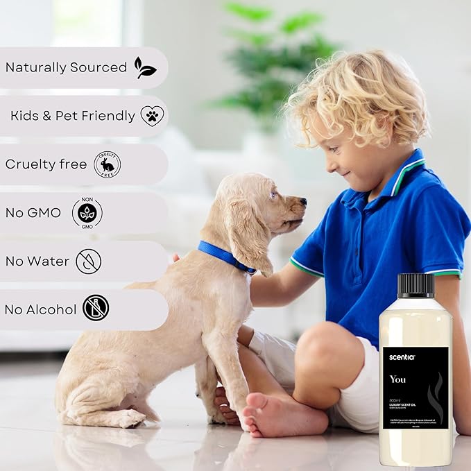 Fierce-Inspired Diffuser Oil - Scentia You Fragrance Oil Perfume Dupe - 500mL, 16.7 Fl oz Aromatherapy Diﬀusers and Humidifiers - A & F Inspired Natural Essential Scented Oil, Mothers Day Gift