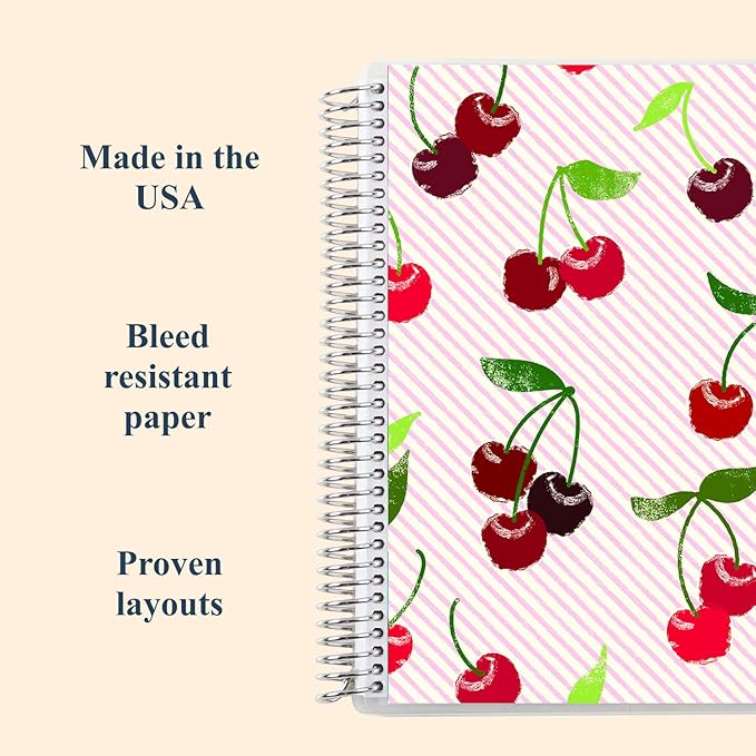 Erin Condren 8.5" x 11" Spiral Bound Dot Grid Journal Notebook, Bullet Journal with 160 Pages, Thick Paper for Planning, Sketching, Note Taking, Journaling and Organizing, Journey