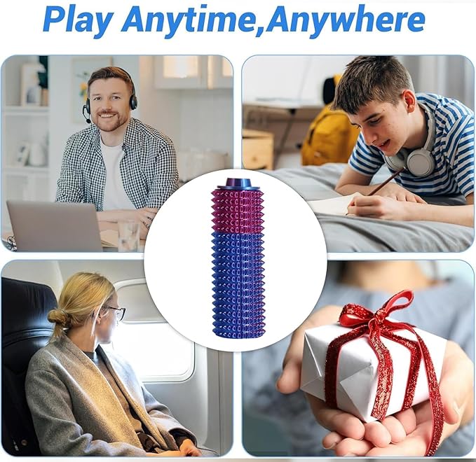 Little Ouchies Fidget Toy, Spike Roller Toy, Adults Pain stim Fidget Toy, Sensory Toy for Anxiety Relief Skin Picking, Press and Rotate Adults Spiky Sensory Toys, Portable ADHD Toys, Novelty Gifts