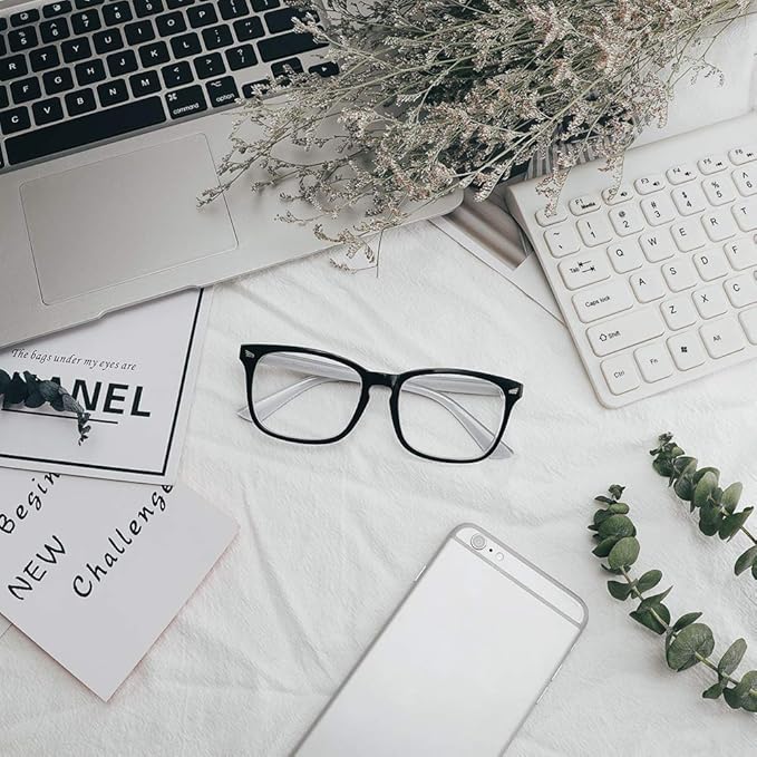 Cyxus Blue Light Glasses for Men Women Reduce Eye Strain UV Blocking for Computer Screen 8082