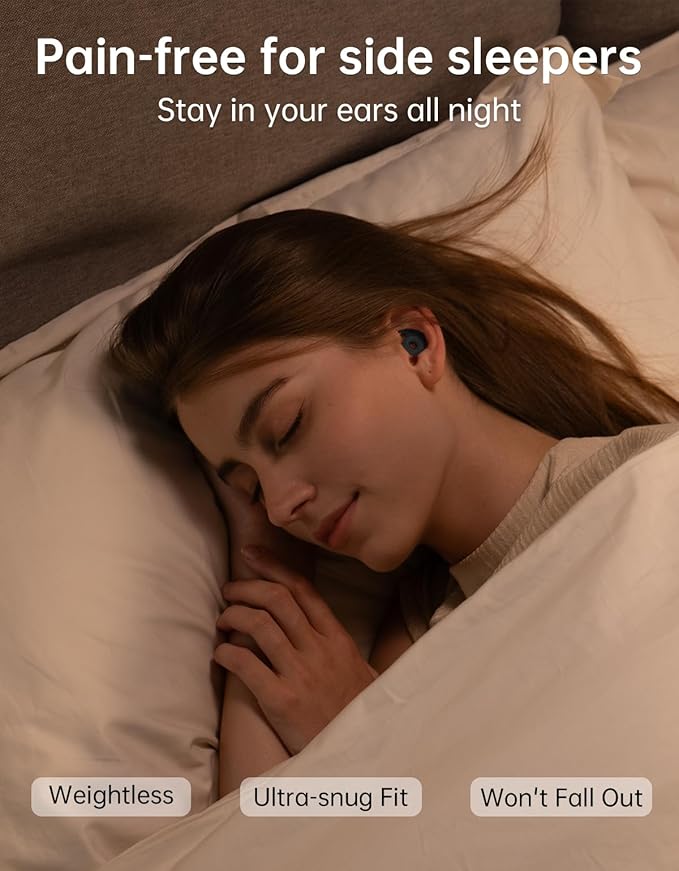 Welove Ultra-Comfy Ear Plugs with First-Ever UV Sanitizer—Reusable Earplugs for Sleep, Focus, Travel, and Noise Sensitivity |Hearing Protection |Customizable Fit | 18dB NRR Noise Reduction