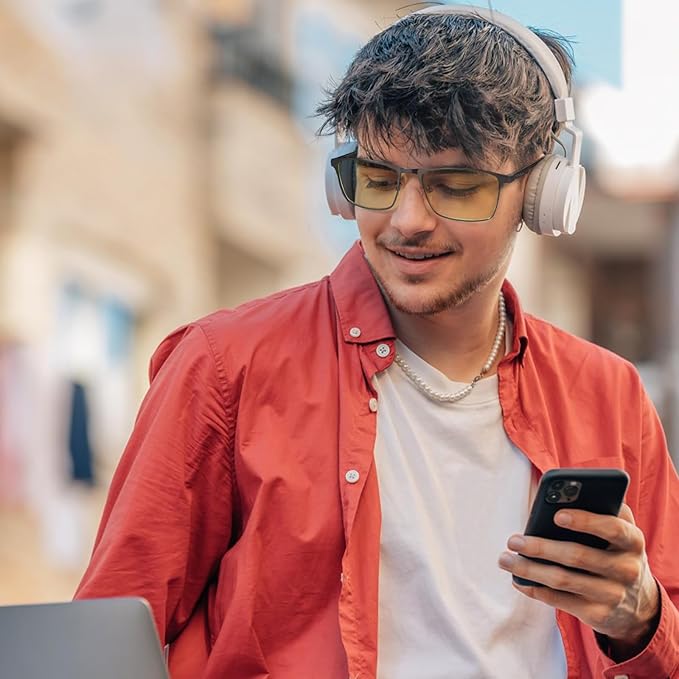 YIMI Blue Light Blocking Glasses Gaming Computer Eyeglasses for Women and Men Anti Glare UV Protection Spring Hinge Eyewear