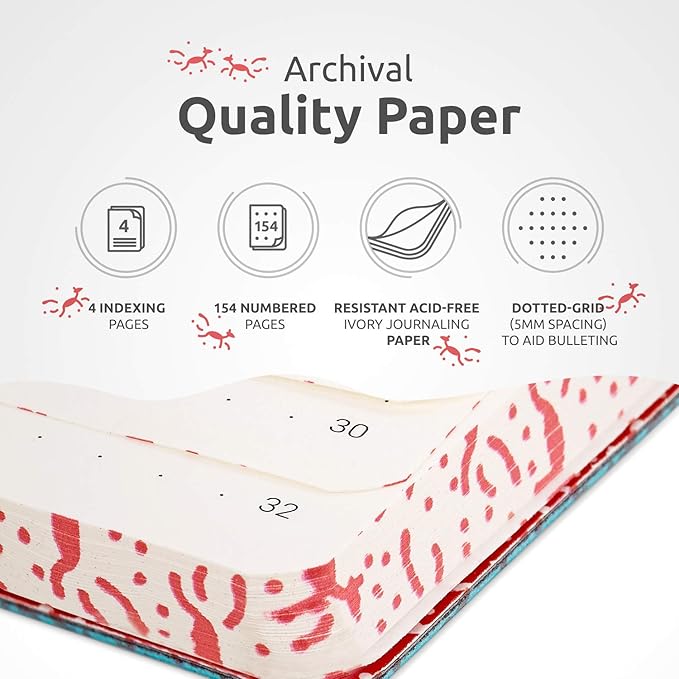 Aesthetic Large B5 Dotted Journal - Enjoy Bullet Journaling with a Soft Cover 7x10 inch, Non-Bleed Thick 120gsm Paper with Japanese Edge Motif - Turquoise Faux Leather Lay Flat Dot Notebook - ZenART