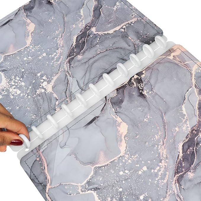 CREATE A NOTEBOOK 12 Pieces Expansion Discs – Medium Discbound Binding Discs Discbound Binding Ring Discs for Notebooks and Planners - Add Extra Pages, Notes or Artwork - Support Up to 80 Sheets