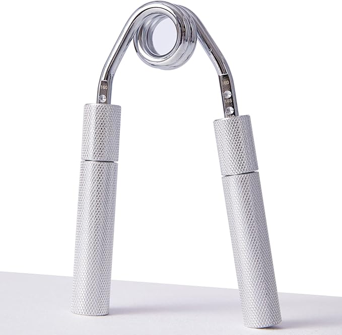 Hand Gripper Strengthener, 40–160 lbs Adjustable Resistance, All-Metal Grip Trainer with Carbon Steel Spring and Aluminum Handles