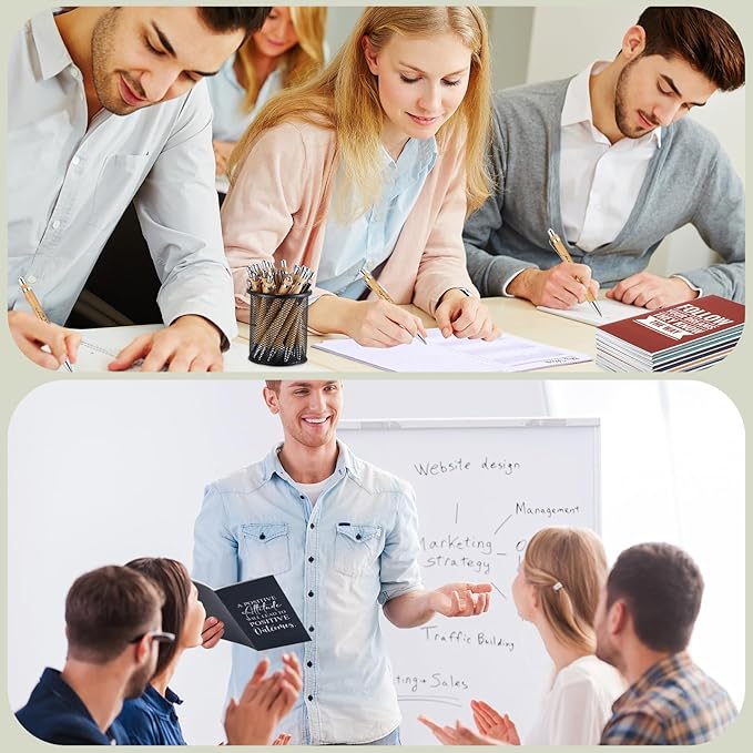 Spakon 20 Sets 2026-2027 Bulk Pocket Planners with Pens Small Daily Weekly Calendar Mini Inspirational Journal to Do List Goals Notepad Employee Appreciation Gift for Coworker Teacher Student(Bright)