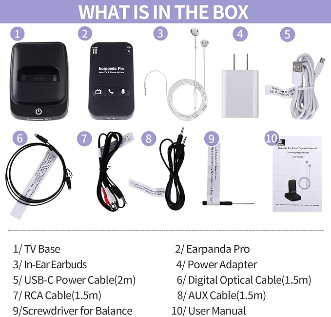 Pro TV Headphones Wireless for Seniors - Wireless Headphones for TV Watching & Phone Calls with 100ft Range, Loud Volume & Digital/Analog Transmitter | 60-Day Trial