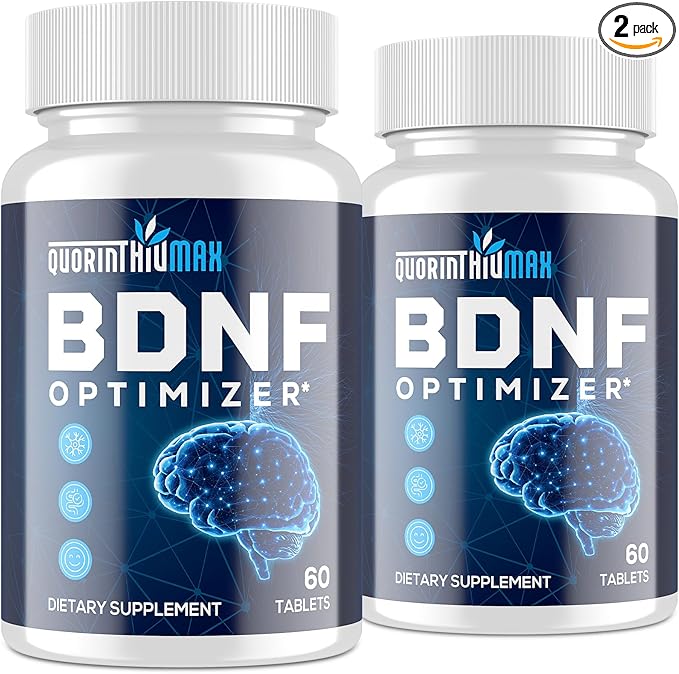 Nootropic Brain Supplement for Memory and Focus – BDNF Optimizer – Cognitive, Mental Clarity & Mood – High Absorption – Organic Lion's Mane, L-Theanine, Ginkgo Biloba & Alpha GPC–60 Tablets (2 Bottle)