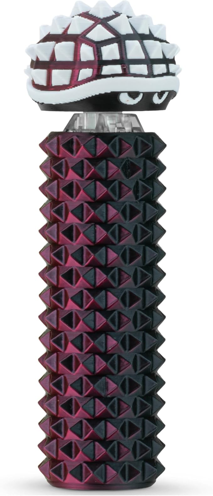 Shelly - Sensory Fidget Toy, Textured Pain Stim Device, Stress Relief for Focus and Concentration (Neon Crimson)