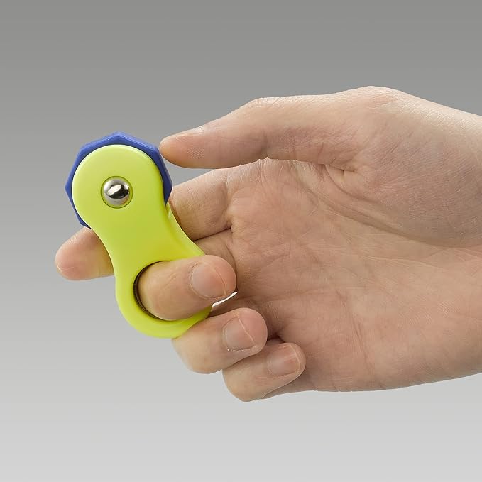 Fidget Toy,Fidget Spinners Toy for Adults and Kids,Gifts Suitable for Children with Autism and ADHD,Quiet Office Desk Toy,Excellent for Relieving Stress and Anxiety Toys (Yellow)