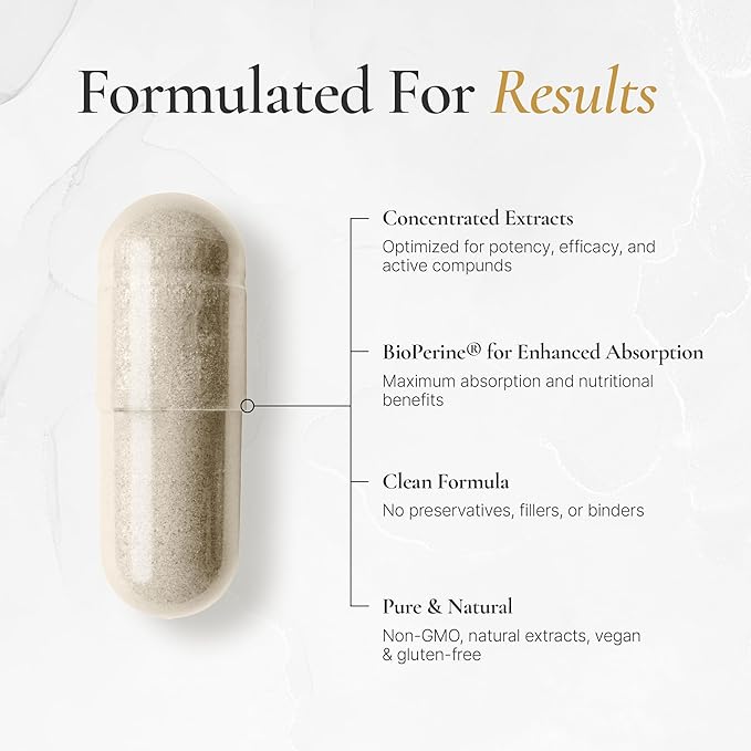 Elite Brain - Nootropic Supplement for Focus, Memory & Mental Clarity - ALCAR, Lions Mane, ALA, L-Theanine, Vitamin B Complex - Natural Energy, Caffeine-Free (60 Capsules)