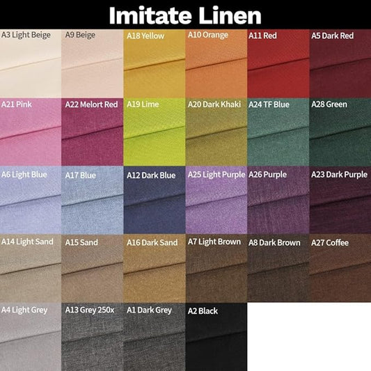 Royal Shade Custom Size Bench Cushion Cover, Slipcover Fabric Sample Available | Choose from 8 Standard Series