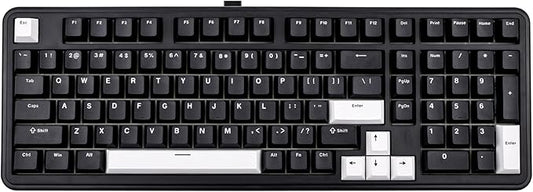 EPOMAKER TH99 Tri-Mode Wireless Mechanical Keyboard with 8000mAh Battery, Hot Swappable Custom RGB Gaming Keyboard with Numpad, Gasket Creamy for PC/Mac/Office (Black)