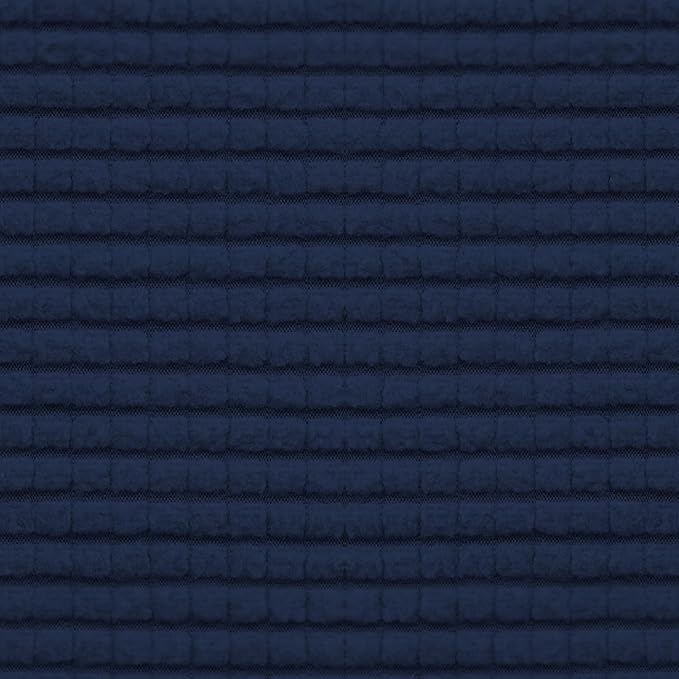 Easy-Going Stretch Sectional Couch Covers 1 Piece Chaise Lounge Slipcover L Shape Separate Cushion Couch Seat Chaise Cover for Both Left/Right Sectional Couch Navy