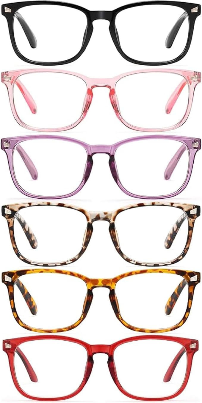 CCVOO Reading Glasses for Women/Men, Eyeglasses, Blue Light Readers for Women/Men, Computer Eye Glasses, Cheaters