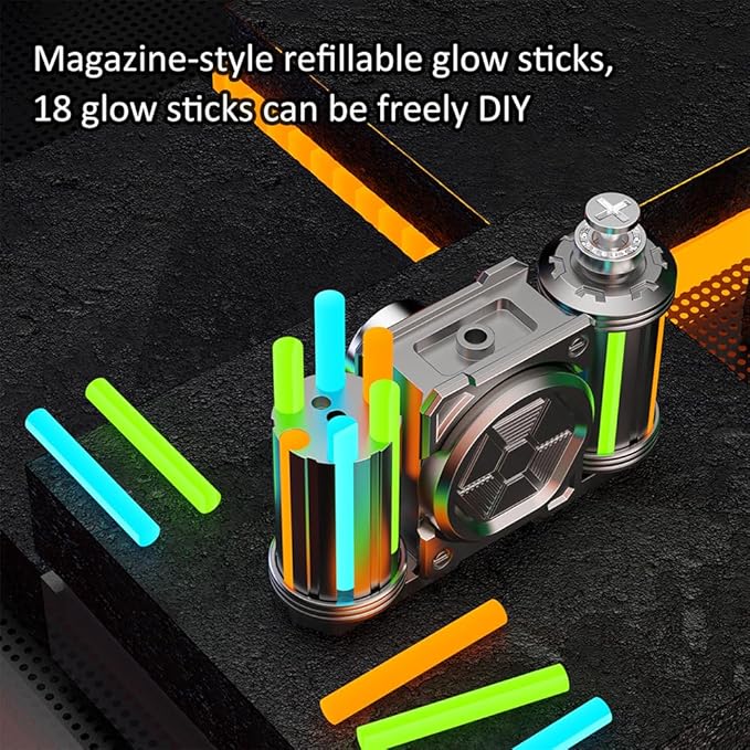 Fidget Roller, Metal - Adult Handheld Fidget Toy | Helps Relieve Stress, Anxiety, Tension | Promotes Focus, Clarity | Compactness, Variety of Play