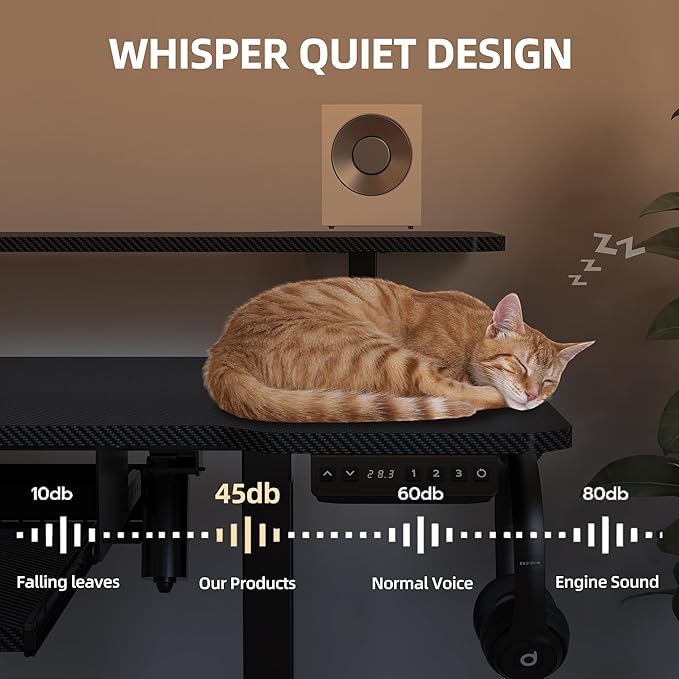 59 Inch L Shaped Standing Desk with Shelves and Keyboard, Electric Corner Standing Desk Adjustable Height, Sit Stand Computer Table with Reversiable Splice Board,Black Carbon Top