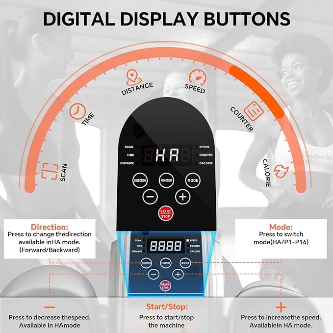 2025 New Under Desk Elliptical Machine, Electric Ellipse Leg Exerciser Pro As Seen On TV with 16 Adjustable Speed, Quiet and Fully Assembled with Remote Control & Non-Slip Foot Straps